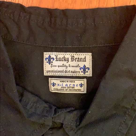 Long sleeve decorative long sleeve button down - Picture 2 of 5